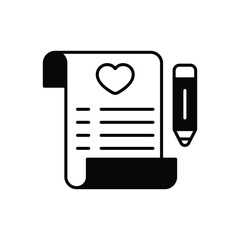 Guestbook vector icon