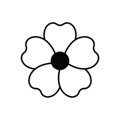 Flower Petals vector icon
