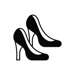 Wedding Shoes vector icon