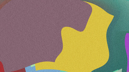 Futuristic Poster Design Featuring a Vibrant Gradient Background with Smooth Fluid Shapes and Grainy Texture – A Modern Visual Experience with Colorful Noise Effects