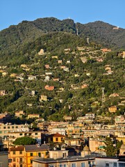 The city view of Rapallo, Italy