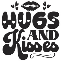 hugs and kisses.Valentine Coquette, Valentine's Day desigin, Love design, Heart Sublimation Design, Valentine Shirt,this design use anywhere.