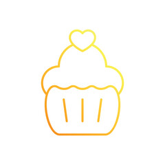 Cupcakes vector icon