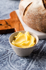 Butter in bowl