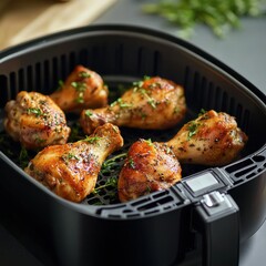 Crispy Herb Chicken Drumsticks in Air Fryer
