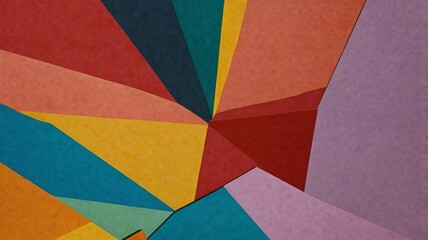 Abstract Colorful Geometric Pattern Background