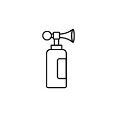 Air horn thin line vector icon.