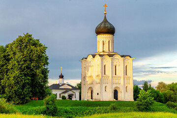 Church of Intercession upon Nerl River 12th century. (Bogolyubovo, Vladimir region, Golden Ring of...