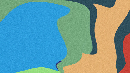 Futuristic Poster Design Featuring a Vibrant Gradient Background with Smooth Fluid Shapes and Grainy Texture – A Modern Visual Experience with Colorful Noise Effects