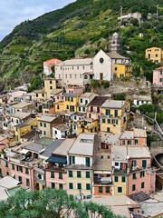 Fototapeta premium View of Vernazza, Cinque Terre National Park, Italy