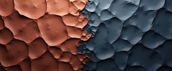 Obraz premium Textured abstract composition featuring contrasting earthy tones and organic shapes for artistic inspiration