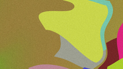 Futuristic Poster Design Featuring a Vibrant Gradient Background with Smooth Fluid Shapes and Grainy Texture – A Modern Visual Experience with Colorful Noise Effects