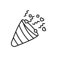 Confetti vector icon