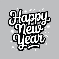 Happy New Year T-Shirt Design