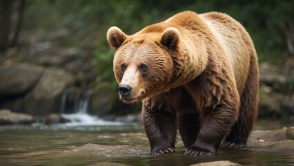 Bear is a nature mammal animal.
