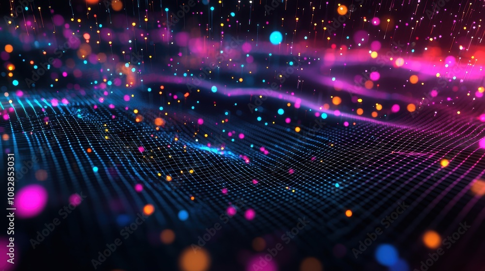 Poster 3d scatter plot: global e-commerce growth and internet penetration correlation visualization