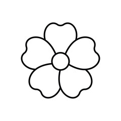 Flower Petals vector icon