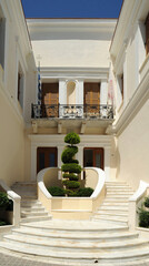 Bâtiment rue Vivylaki dans la vieille ville de Réthymnon en Crète