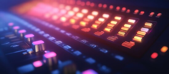 Stage controller with a subtle depth of field effect