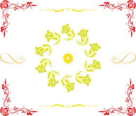Obraz premium Mandala Design By Illustrator