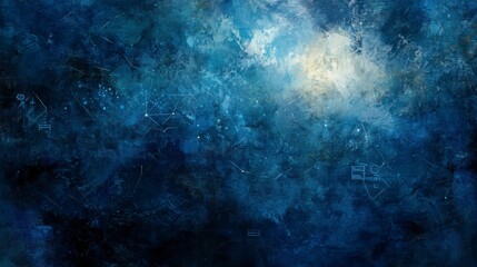 Fototapeta premium Abstract Digital Background with Soft Blue Lighting