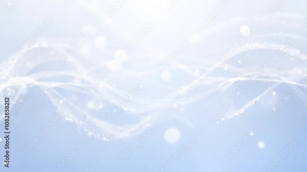 Poster enchanting winter glitter backdrop with soft white gradient effects generative ai