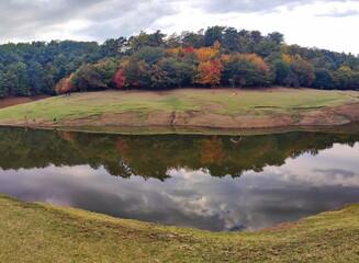 Autumn landscape from the southern region of Azerbaijan