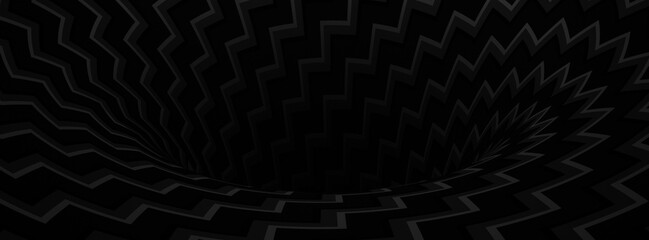 Optical illusion horizontal background. Abstract curves, geometric effect.