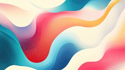 Abstract color background in a line art illustration