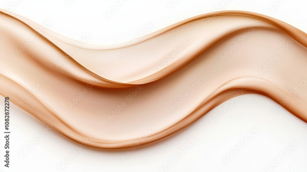 Poster flowing silk fabric abstract art minimalist design studio environment close-up view elegance and tex