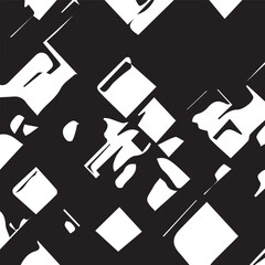 Obraz premium Abstract background. Monochrome texture. Image includes a effect the black and white tones.