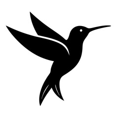 hummingbird silhouette vector art, hummingbird vector illustration, hummingbird logo