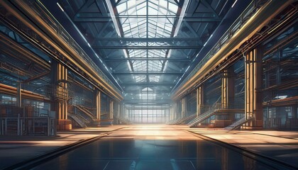 Obraz premium parking garage