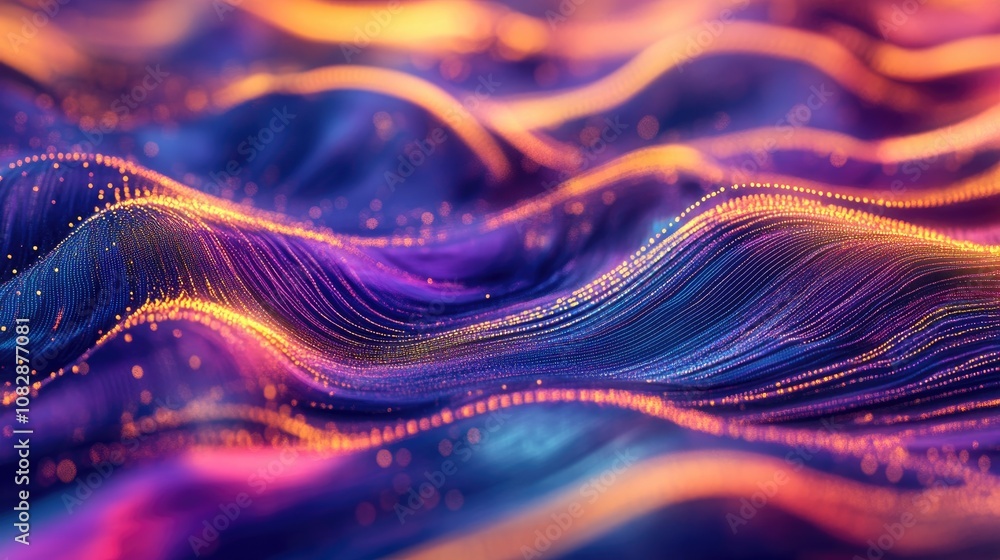 Poster abstract motion background in a line art style for your design projects