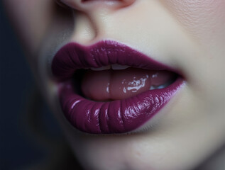 Close-up photo of a woman's mouth