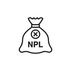 NPL thin line vector icon.