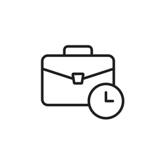 Work Experience thin line vector icon.
