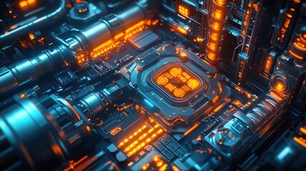 Futuristic Technology Circuitry