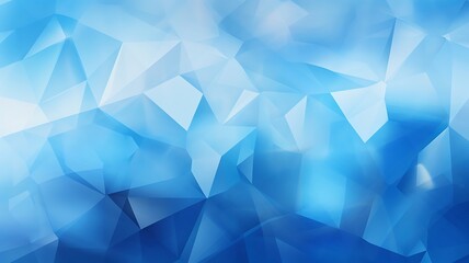 Obraz premium Blue Triangular Shapes Form a Cool and Mesmerizing Geometric Pattern 