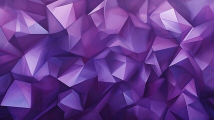 Fototapeta premium Purple Triangular Shapes Create a Vibrant and Mesmerizing Geometric Display 