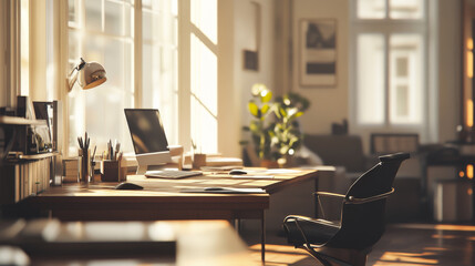 The scene emphasizes craftsmanship and dedication, keeping the visuals clean and uncluttered.