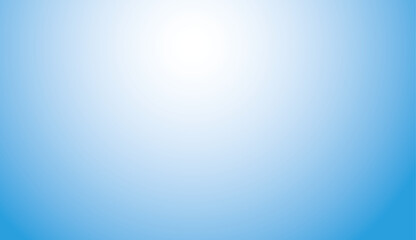 Obraz premium Light blue gradient background with empty space. Abstract blue backdrop with smooth light transition and copy space, vector illustration.