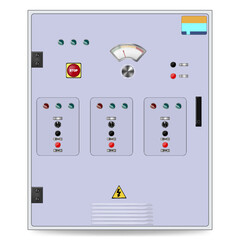 Control Panel. Production control panel and control of computer devices. Touchpad. Vector graphics 