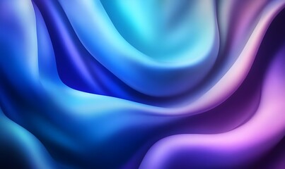 Obraz premium Abstract dark blue background Silk satin Navy blue color Elegant background with space for design Soft wavy folds