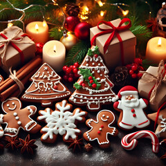 Christmas decorations. Holiday decorations. Christmas three decorations. Christmas ornaments.