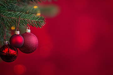 Christmas red background 