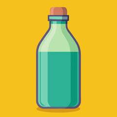 bottle of water isolated