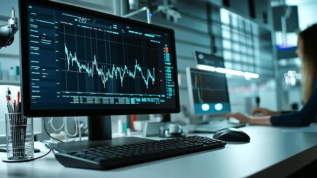 A state-of-the-art seismograph in a clean laboratory environment, displaying earthquake waveforms in great precision on a digital screen, surrounded by analytical data and charts.