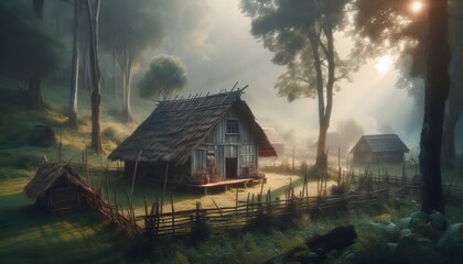 old house in the forest