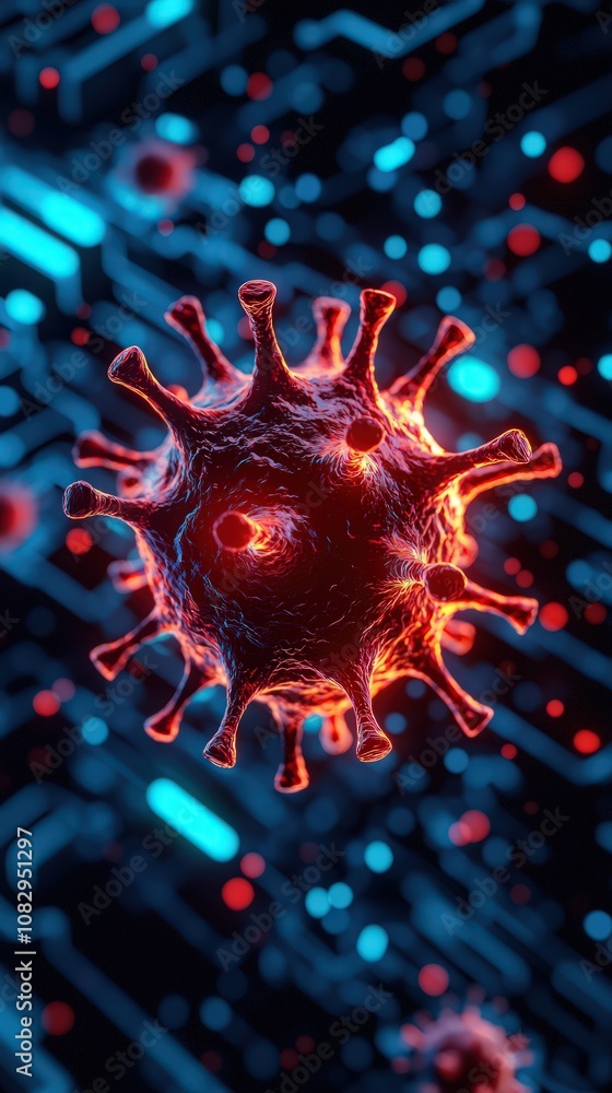 Poster monitoring malware threats in cybersecurity networks digital environment scientific viewpoint
